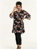 Studio - Hedda Kjole/Tunika, Sort/Pink